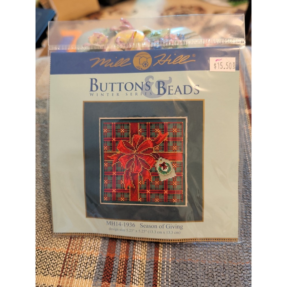 New Kit Mill Hill Buttons Beads Winter Series MH14-1936 Season Of Giving